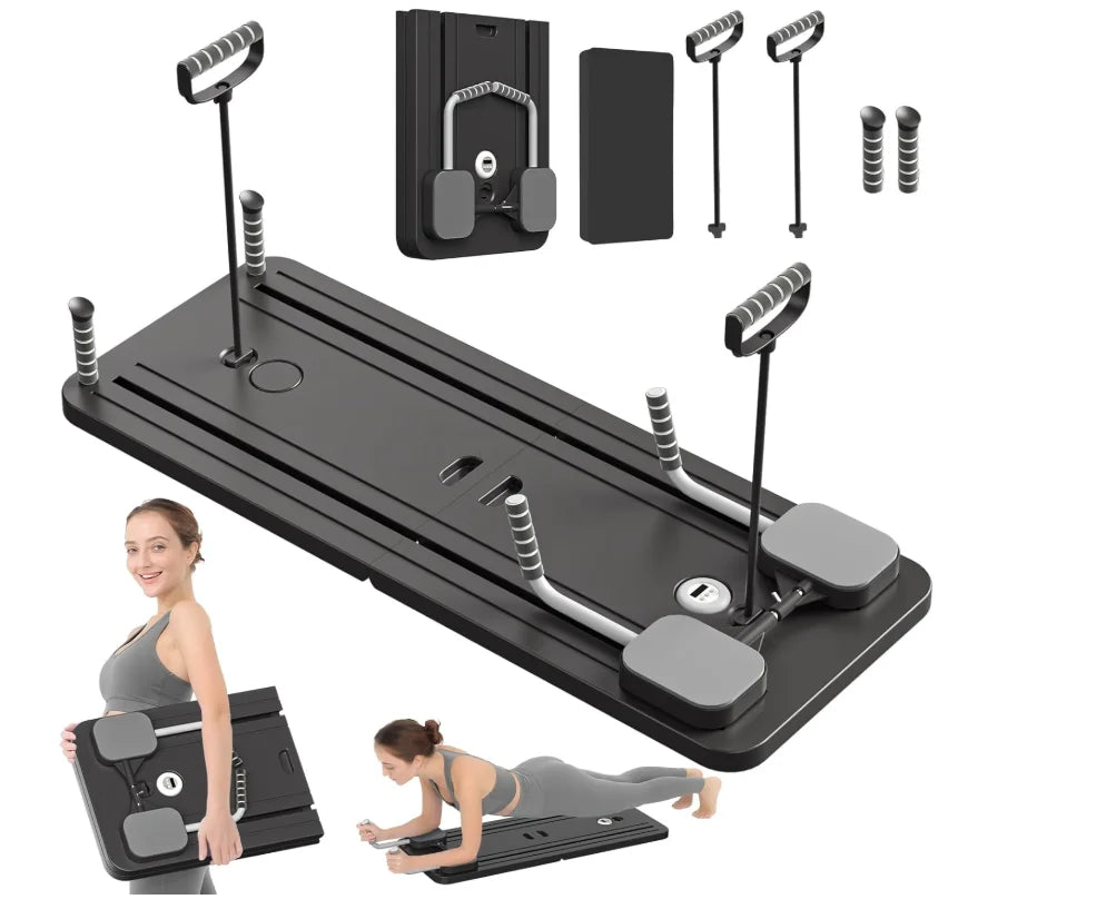 5-In-1 Pilates Sliding Board for Core Strength and Multi-Use Home Workouts
