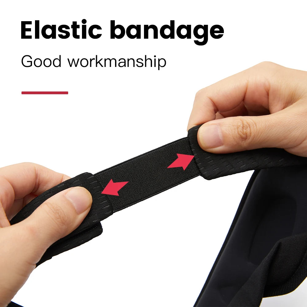 3D Ergonomic Sleeping Mask - Adjustable Strap for Ultimate Light Blocking Comfort & Travel