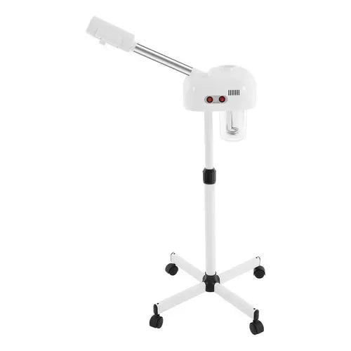 Ozone-Infused Facial Steamer with 360° Adjustable Height & Large Capacity Water Tank