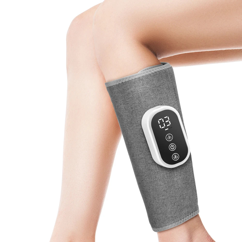 PASTSKY Heated Calf Massage Device - 3 Modes, 3 Intensities, Auto Shutoff & 2000mAh Battery