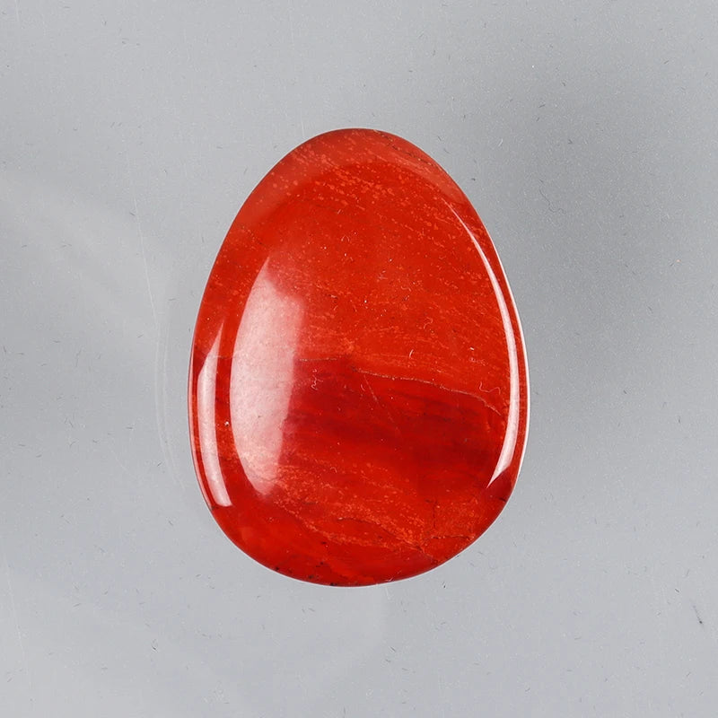 Jade Chakra Palm Stone - Natural Crystal Quartz for Healing, 4.5x3.5cm, Unique Gemstone