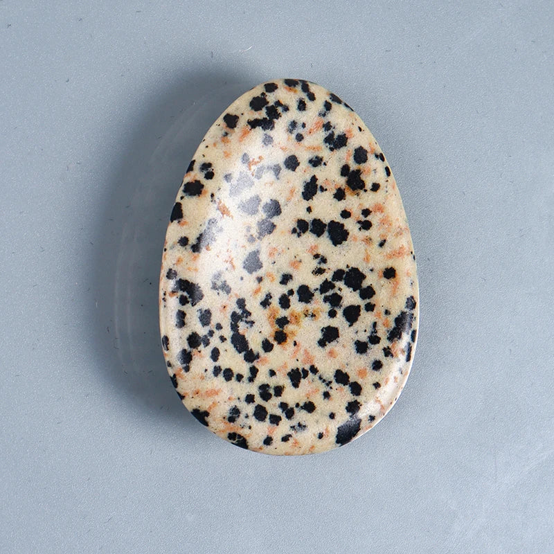 Jade Chakra Palm Stone - Natural Crystal Quartz for Healing, 4.5x3.5cm, Unique Gemstone