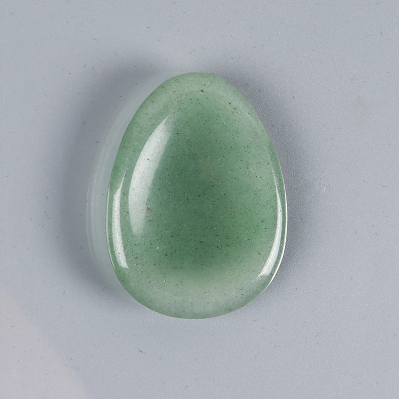 Jade Chakra Palm Stone - Natural Crystal Quartz for Healing, 4.5x3.5cm, Unique Gemstone