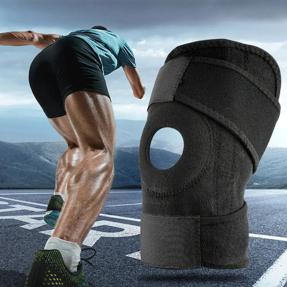 Adjustable Knee Brace With Side Stabilizers for Support and Stability - Ideal for Active Lifestyles