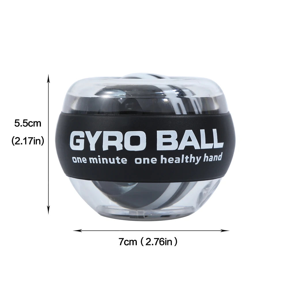 Auto Start Gyro Ball Wrist Trainer - Compact Strength Training Device for Active Wrists & Arms