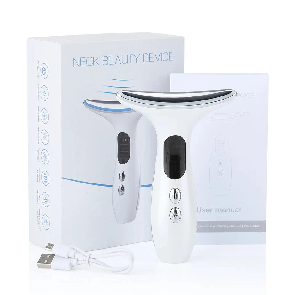 YOSOO 4-In-1 Handheld Face Massager with Rechargeable Design for Relaxation and Skin Care