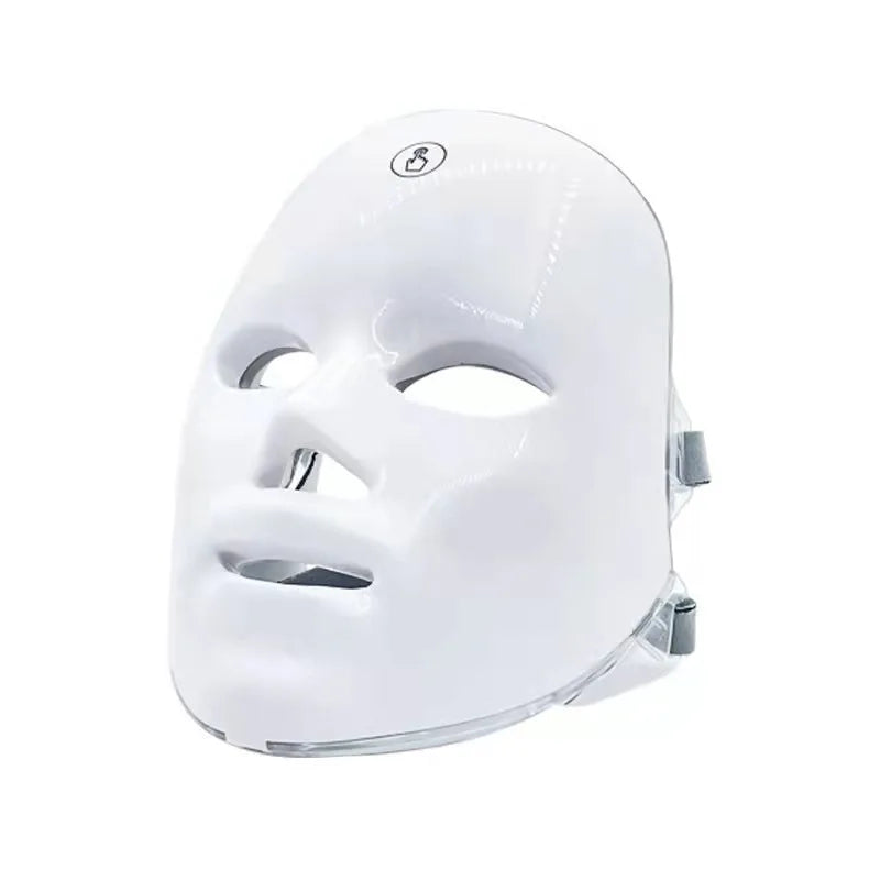 Rechargeable 7-Color LED Face Mask for Skin Therapy and Relaxation