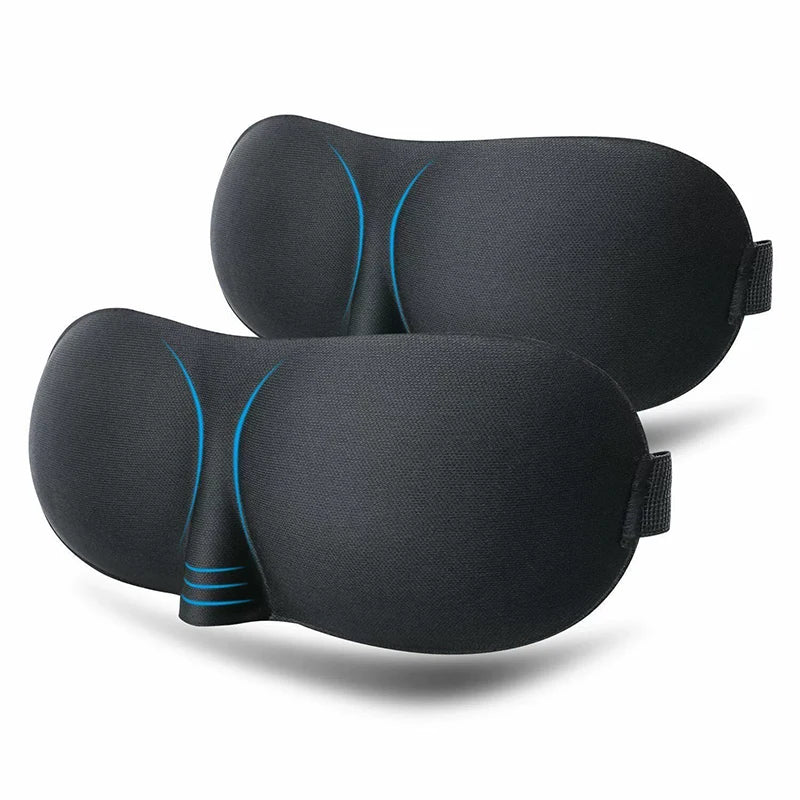 Comfortable 3D Eye Mask - Adjustable Light-Blocking Sleep Mask for Travel and Home Use