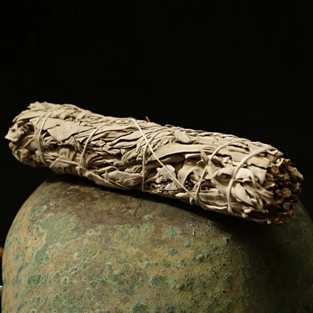 Natural White Sage Smudge Sticks for Home Purification and Energy Cleansing - 9cm Bundle