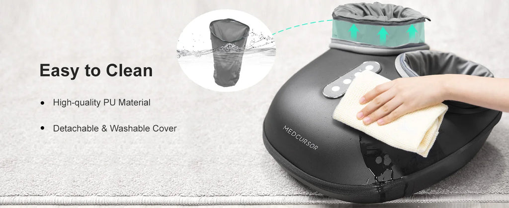 Medcursor MDFM400 Foot Massager with Reflexology Therapy for Enhanced Circulation & Relaxation