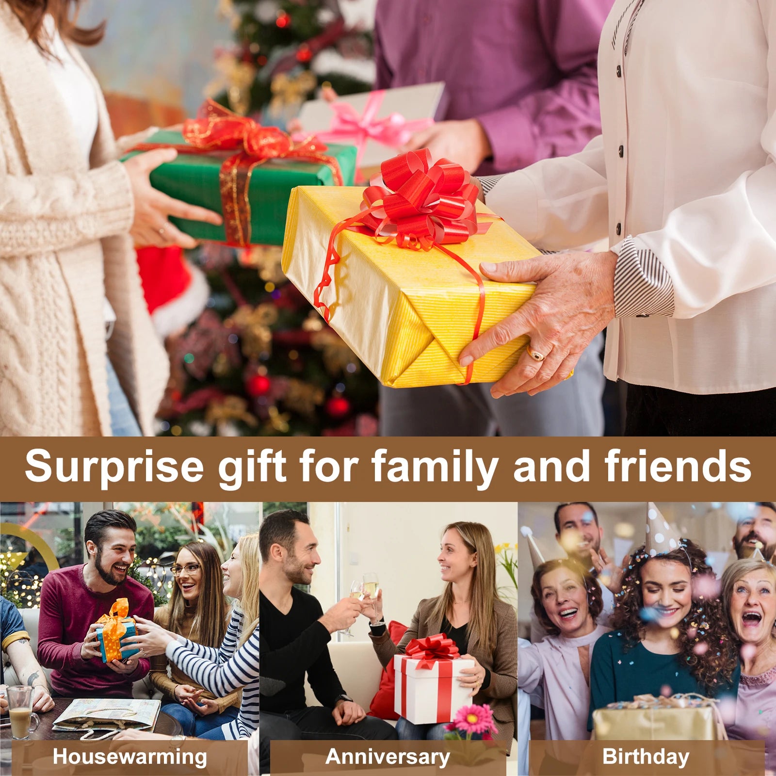 Artistic 3-Layer Mini Water Fountain with Soothing Sound, Soft Light, and Natural Pebbles