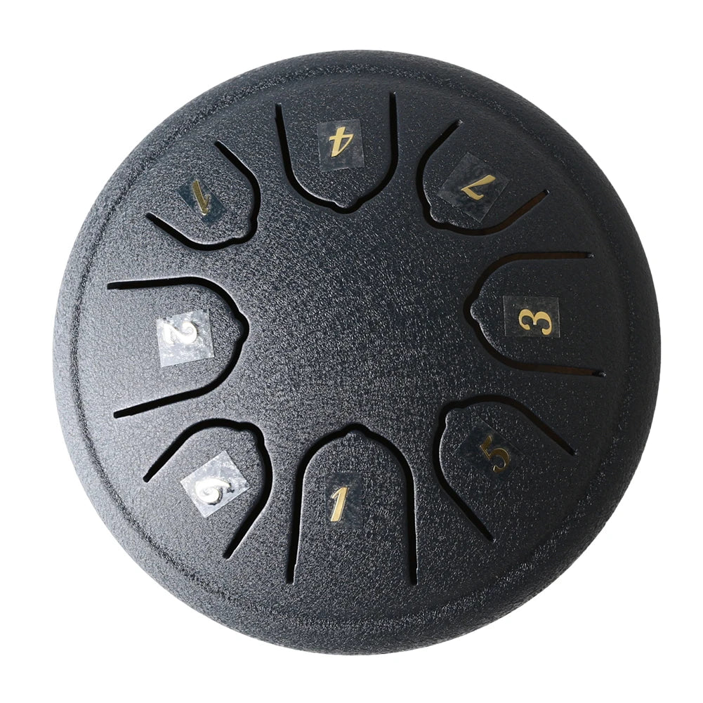 Handpan Drum - Ethereal Titanium Steel Tongue Drum for Meditation & Music Education