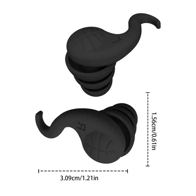 Cosmic HealingVibes Noise Cancelling Earplugs - Lightweight Silicone, Perfect for Travel, 3-Layer Design