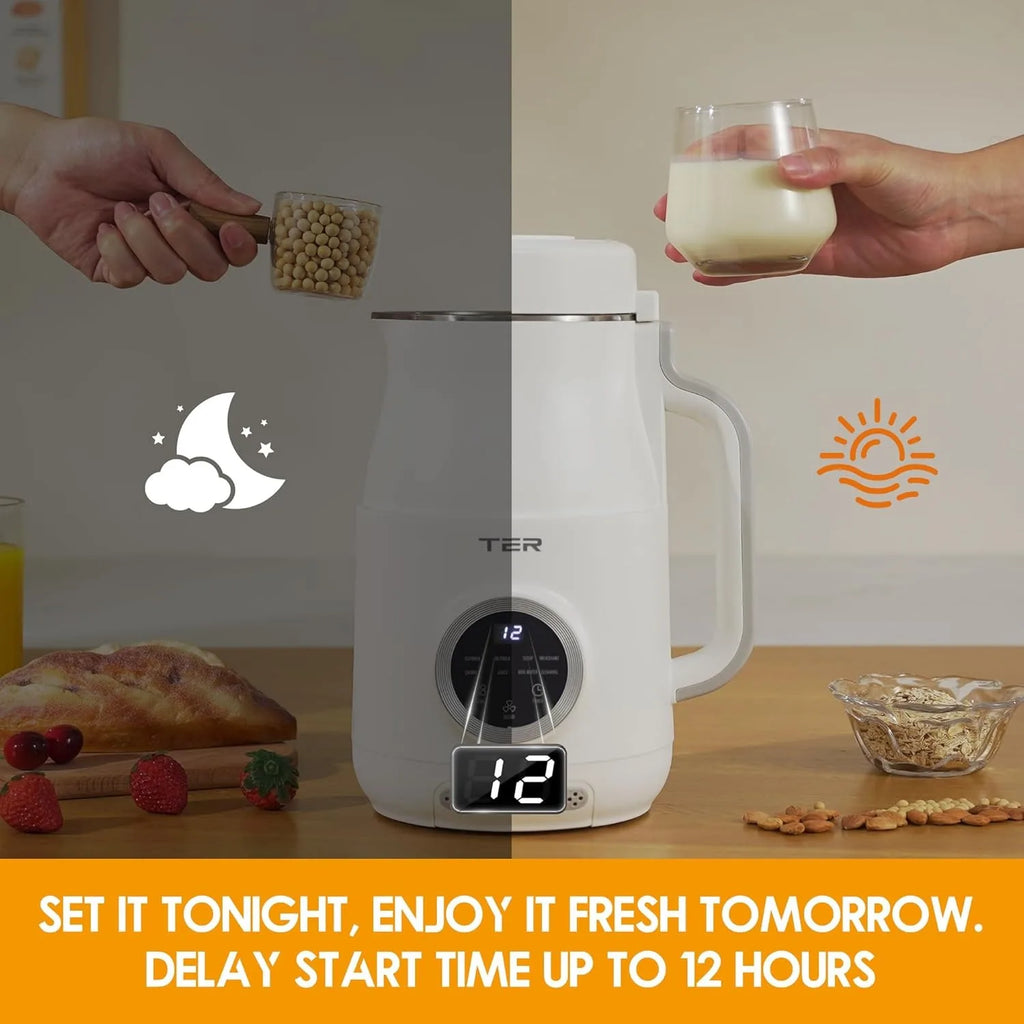 The easy-to-use interface of the 10-in-1 Electric Nut Milk Maker for effortless blending.
