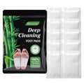 Natural Detox Foot Patches - 10 Pcs Bamboo Charcoal Herbal Stickers for Stress Relief & Better Sleep