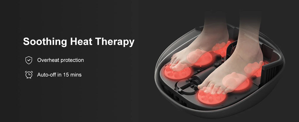 Medcursor MDFM400 Foot Massager with Reflexology Therapy for Enhanced Circulation & Relaxation