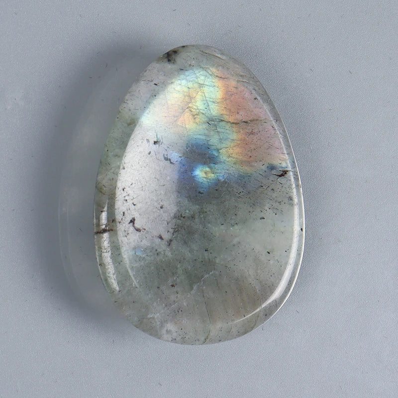 Jade Chakra Palm Stone - Natural Crystal Quartz for Healing, 4.5x3.5cm, Unique Gemstone