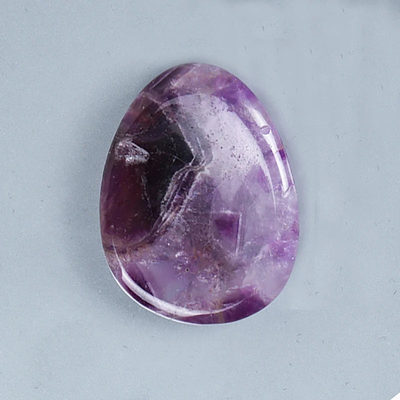 Jade Chakra Palm Stone - Natural Crystal Quartz for Healing, 4.5x3.5cm, Unique Gemstone