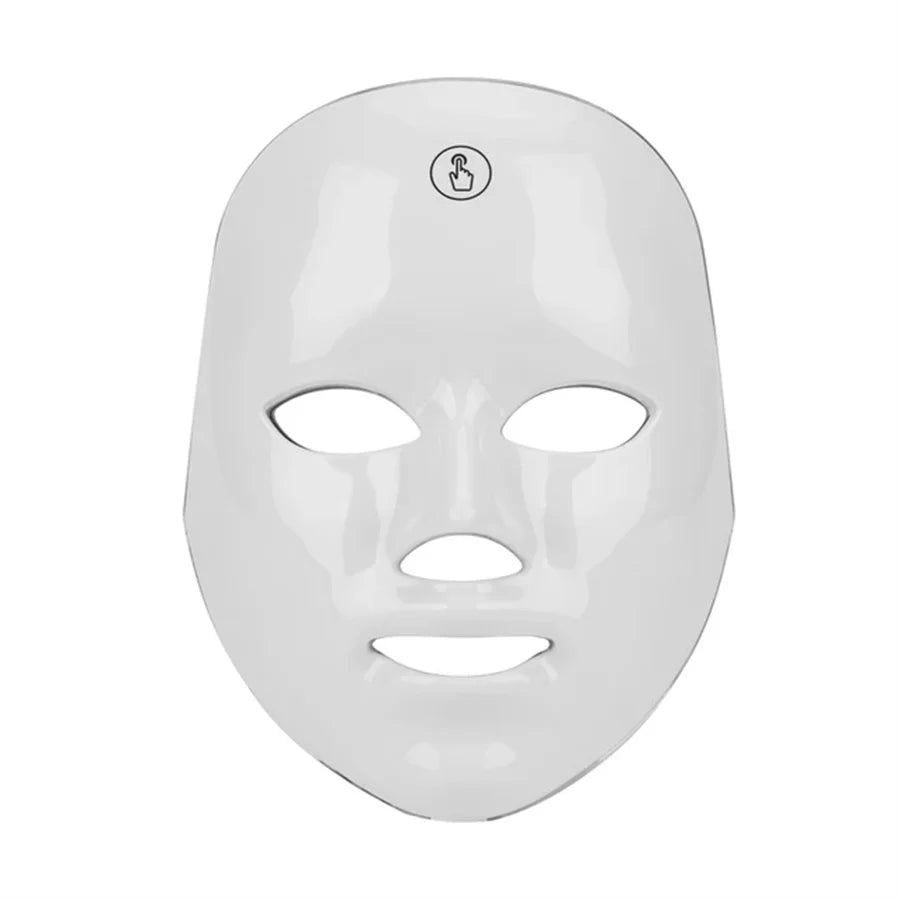 Rechargeable 7-Color LED Face Mask for Skin Therapy and Relaxation