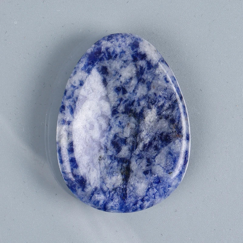 Jade Chakra Palm Stone - Natural Crystal Quartz for Healing, 4.5x3.5cm, Unique Gemstone