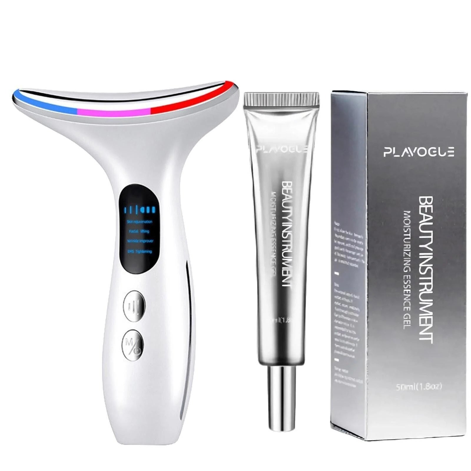 YOSOO 4-In-1 Handheld Face Massager with Rechargeable Design for Relaxation and Skin Care
