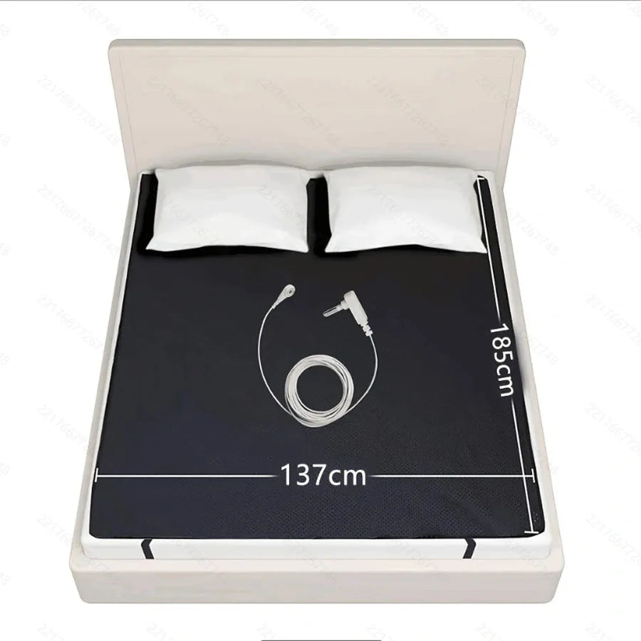 Grounding Mat for Bed - Portable Earthing Solution to Improve Sleep and Reduce Inflammation