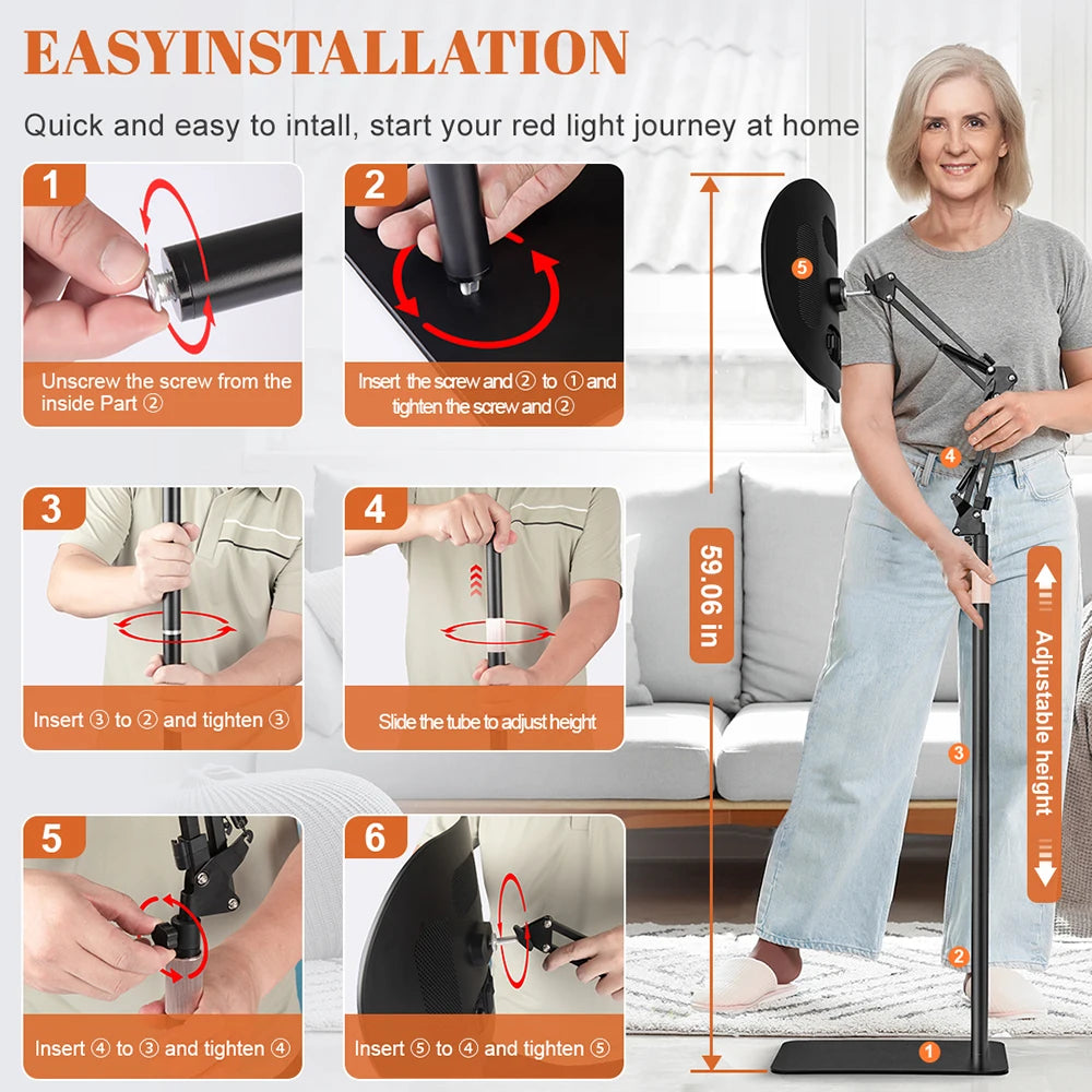 Red Light Therapy Device for Skin Care, Pain Relief & Anti-Inflammatory, 432 LEDs