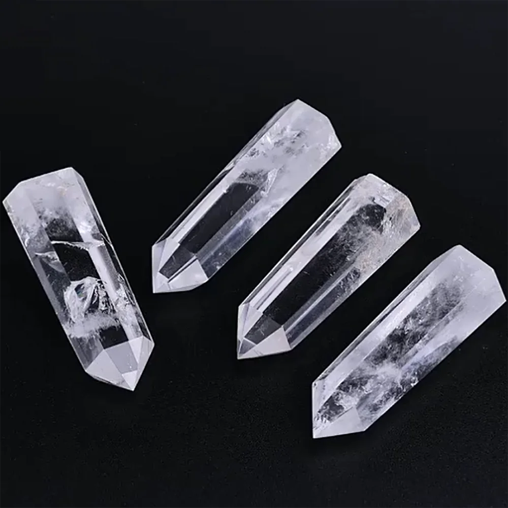 Natural Crystal Point Wand - Amethyst, Obsidian, and More - Healing Stone Obelisk