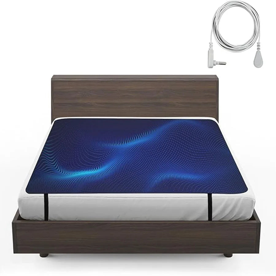 Grounding Mat for Bed - Portable Earthing Solution to Improve Sleep and Reduce Inflammation
