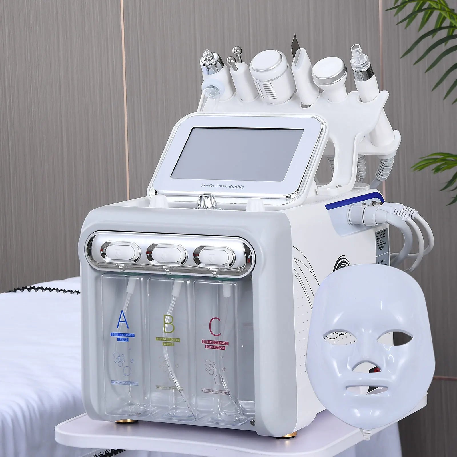 7 In 1 H2O2 Hydrofacial Machine For Deep Cleansing, Hydration, And Anti-Aging Treatments