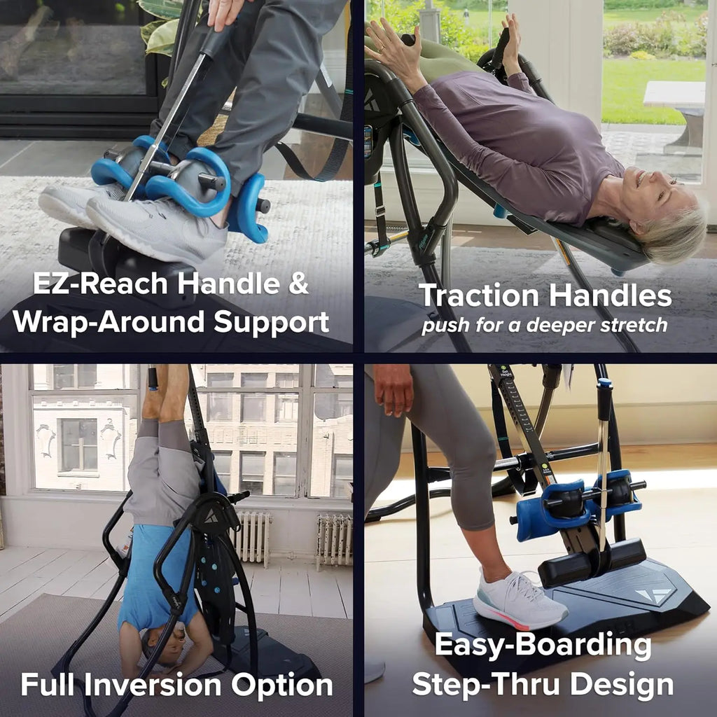 Cosmic HealingVibes New-FitSpine LX9 Inversion Table with FlexTechnology & Acupressure Nodes