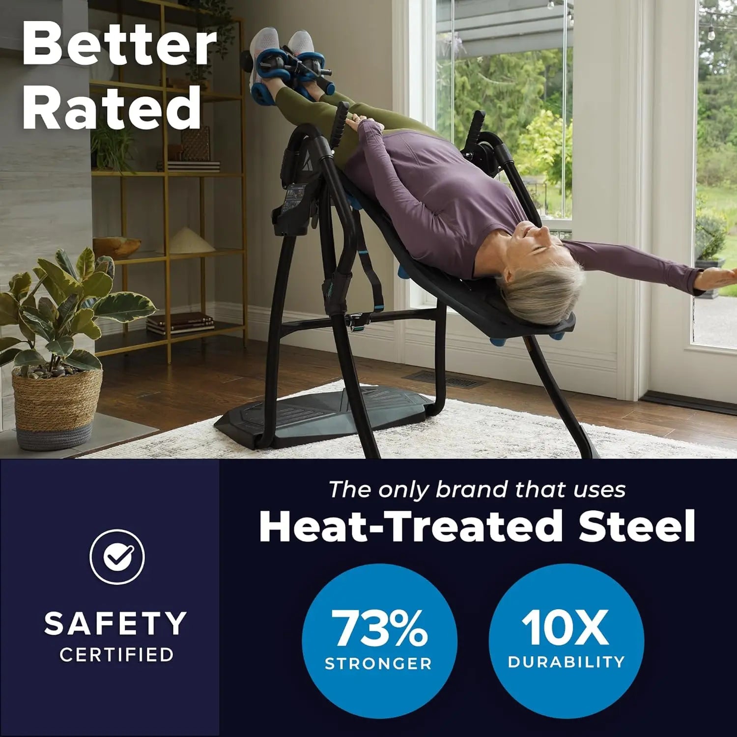 Cosmic HealingVibes New-FitSpine LX9 Inversion Table with FlexTechnology & Acupressure Nodes