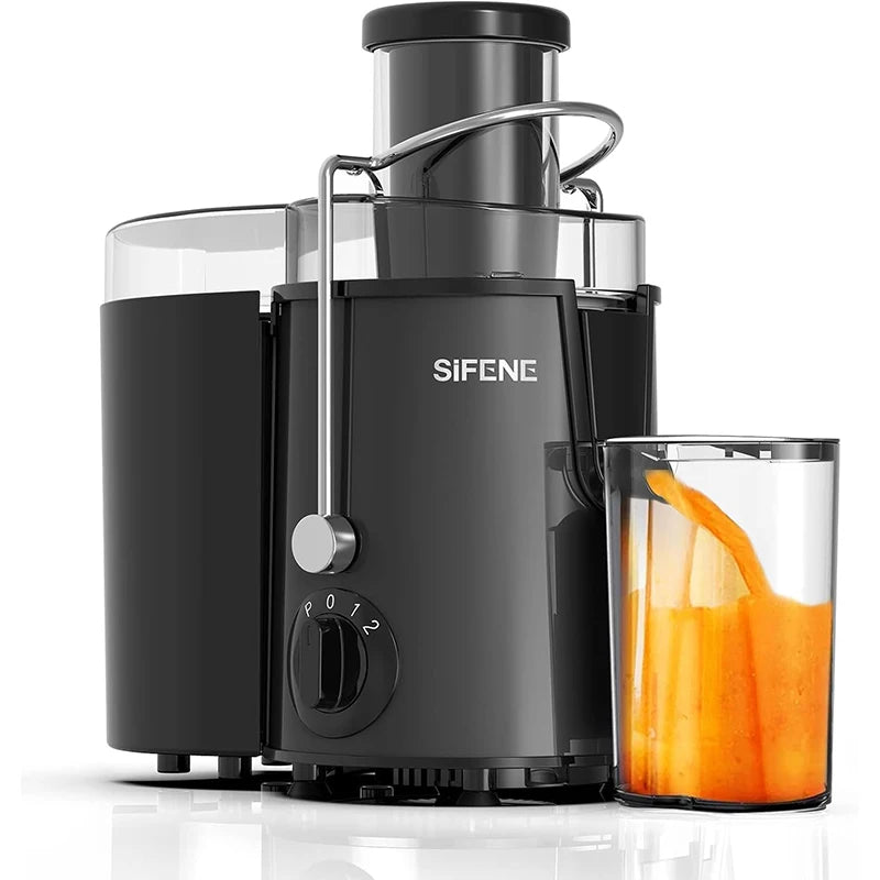 SiFENE Easy-Clean Juicer 800W, 3-Inch Wide Feed, BPA-Free Stainless Steel, Dishwasher Safe