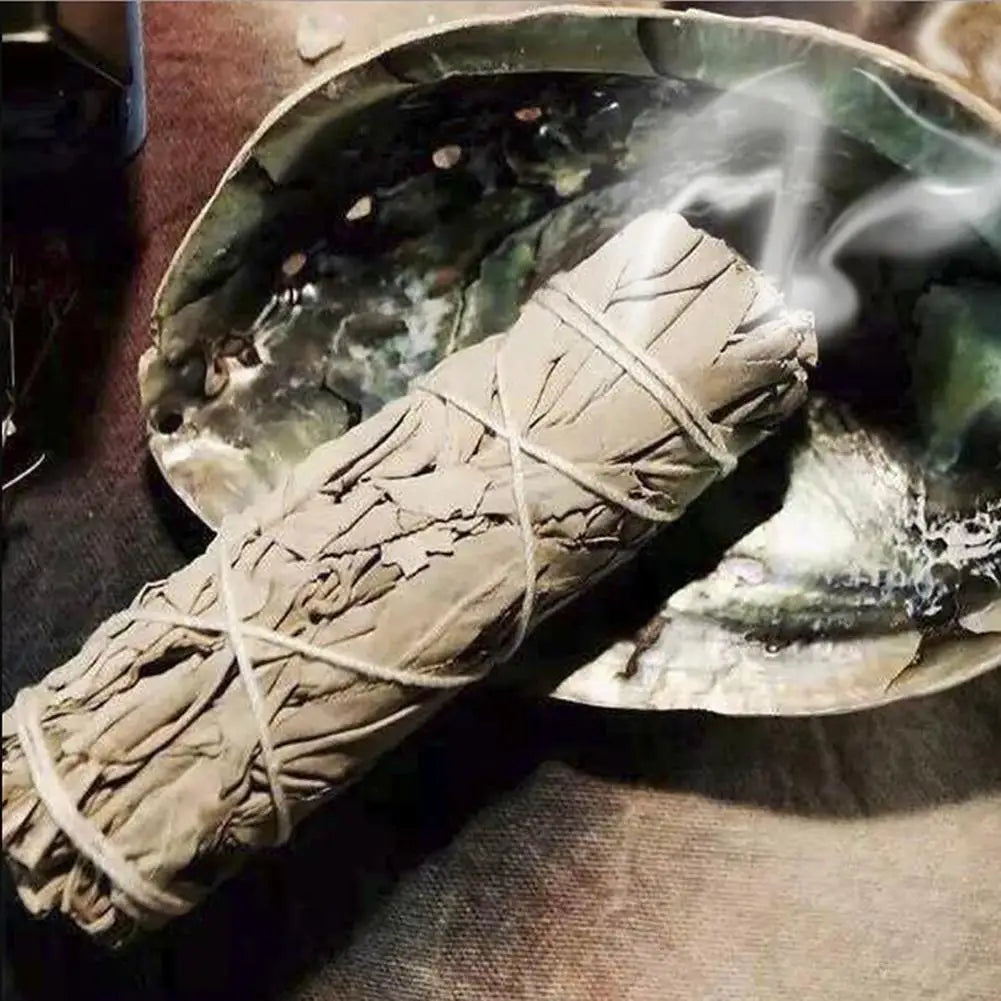 Natural White Sage Smudge Sticks for Home Purification and Energy Cleansing - 9cm Bundle
