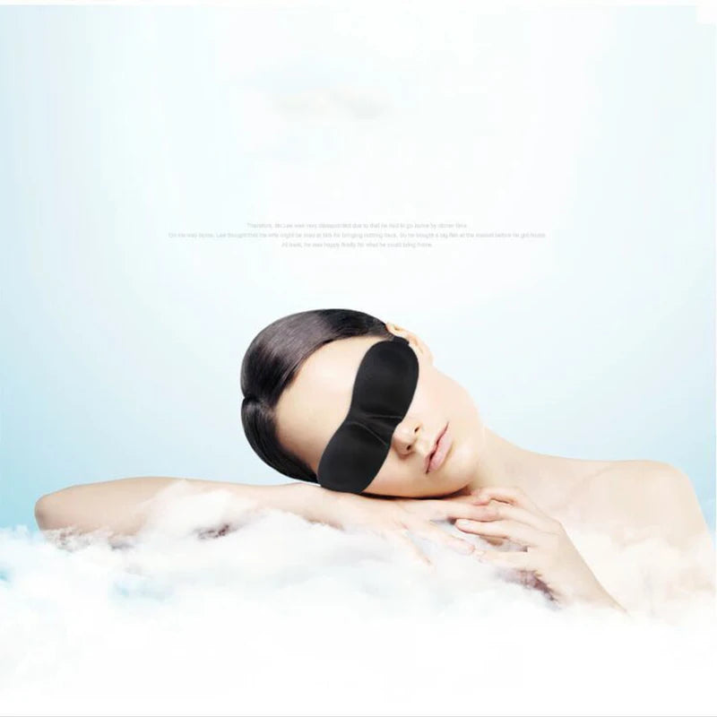 Comfortable 3D Eye Mask - Adjustable Light-Blocking Sleep Mask for Travel and Home Use