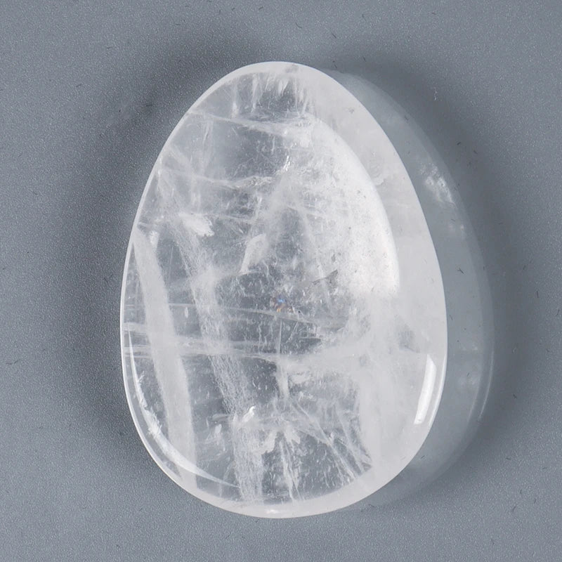 Jade Chakra Palm Stone - Natural Crystal Quartz for Healing, 4.5x3.5cm, Unique Gemstone