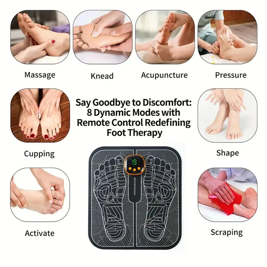 Cosmic HealingVibes EMS Foot Massager - Relaxation & Massage Therapy for Tired Feet