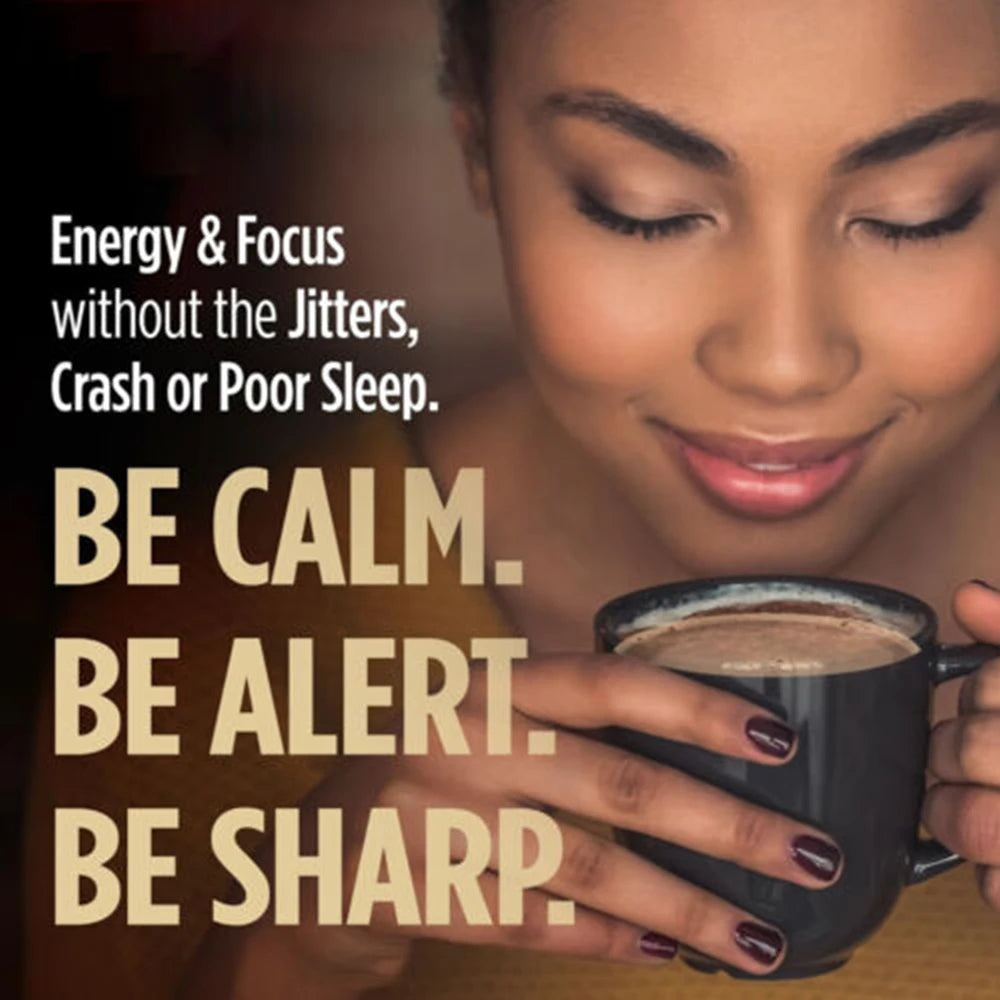 Organic Mushroom Coffee Blend with Lion's Mane, Reishi & Cordyceps for Memory & Energy Boost