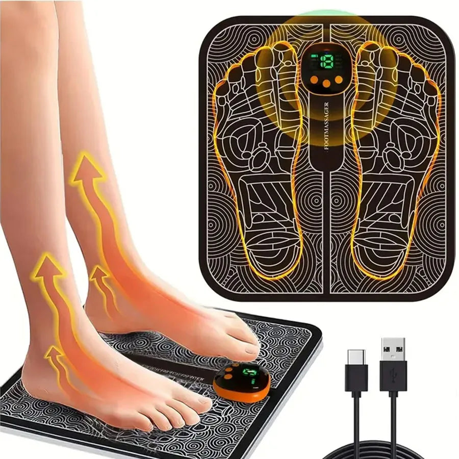 Cosmic HealingVibes EMS Foot Massager - Relaxation & Massage Therapy for Tired Feet