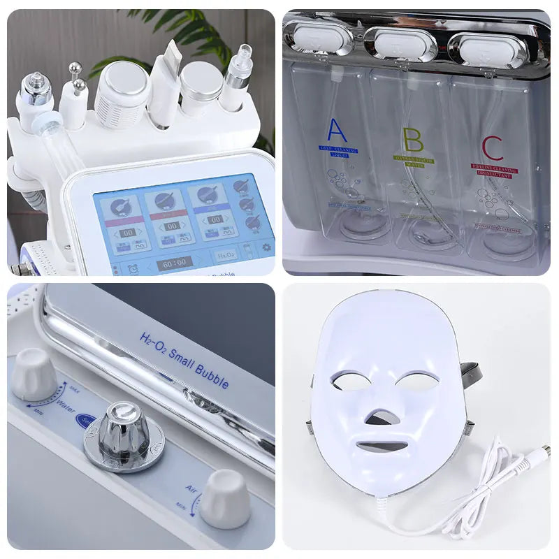 7 In 1 H2O2 Hydrofacial Machine For Deep Cleansing, Hydration, And Anti-Aging Treatments