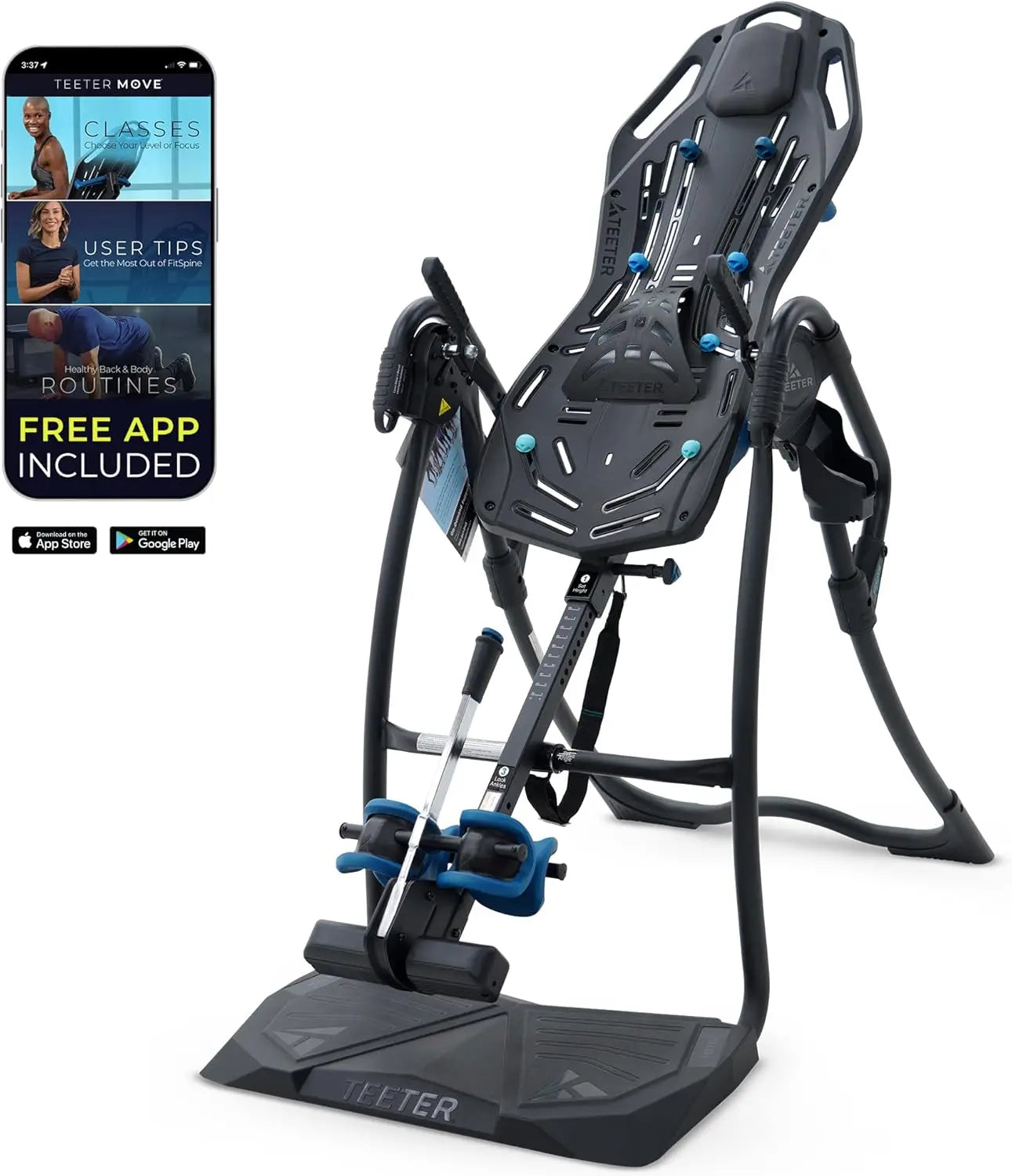 Cosmic HealingVibes New-FitSpine LX9 Inversion Table with FlexTechnology & Acupressure Nodes