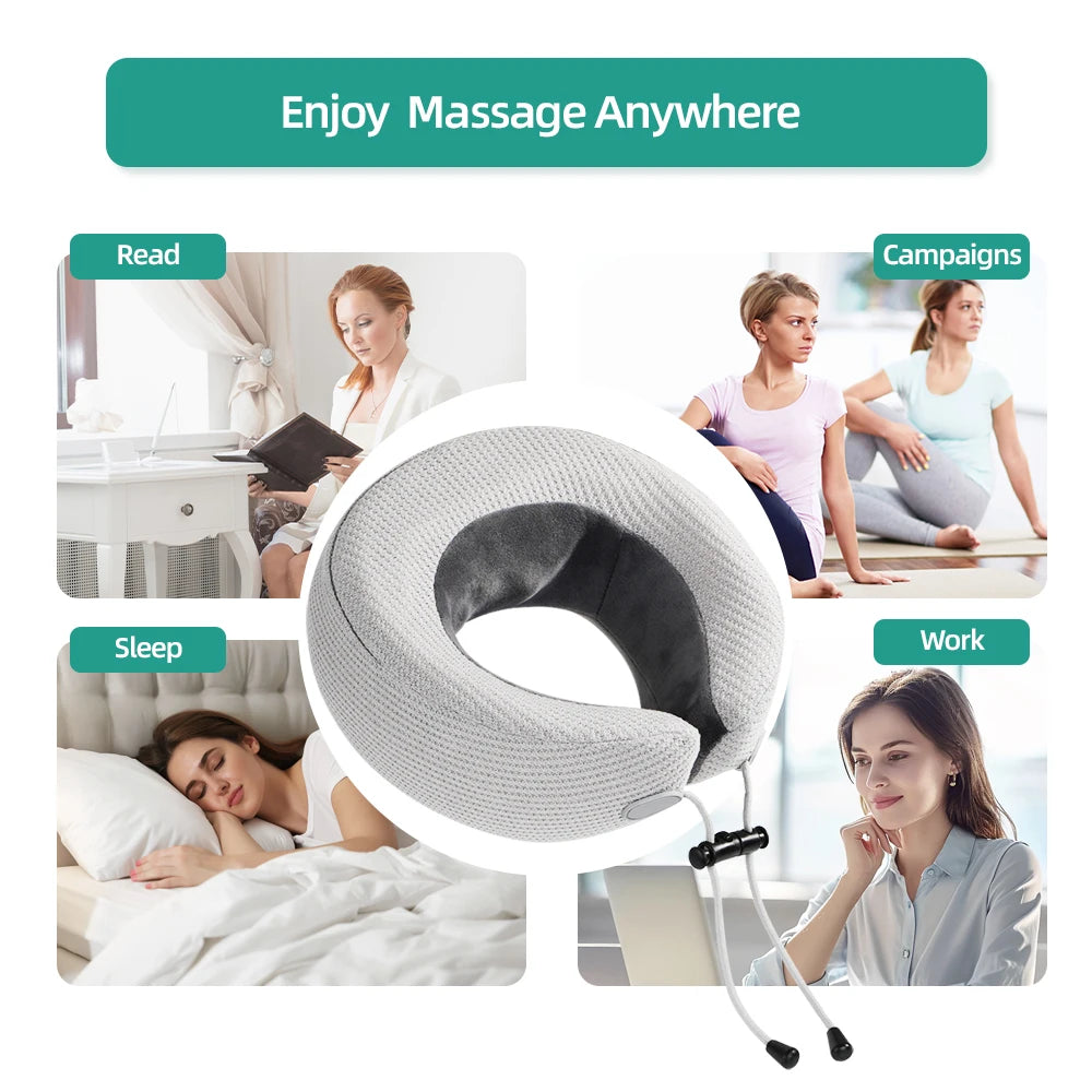 Viladepot U-Shaped Neck Massager With Automatic 10Min Timer - FCC Certified Relaxation