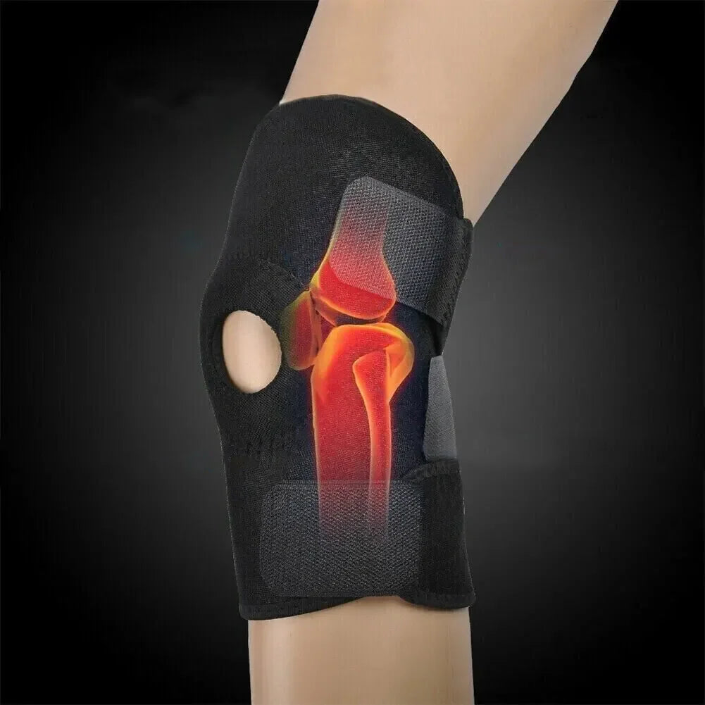 Adjustable Knee Brace With Side Stabilizers for Support and Stability - Ideal for Active Lifestyles